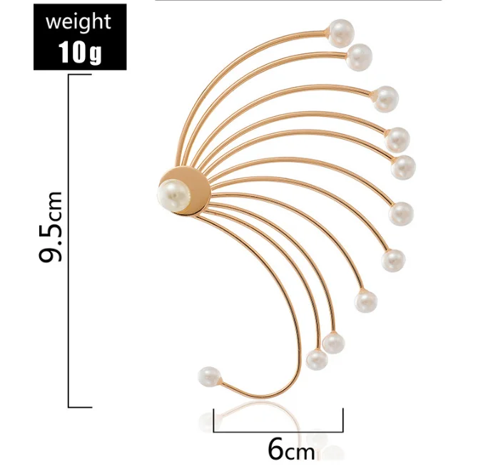 
XUNBEI 2021 new free fashion korean jewelry pearl drop earrings for women 