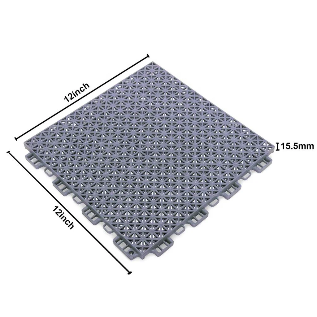Suge PP Suspended Interlocking Flooring for Futsal Courts