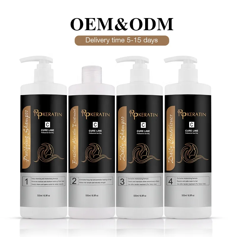 Best Professional Hydrolyzed Brazil Keratina Hair Straightening Cream Collagen Protein Pure Brazilian Keratin Hair Treatment