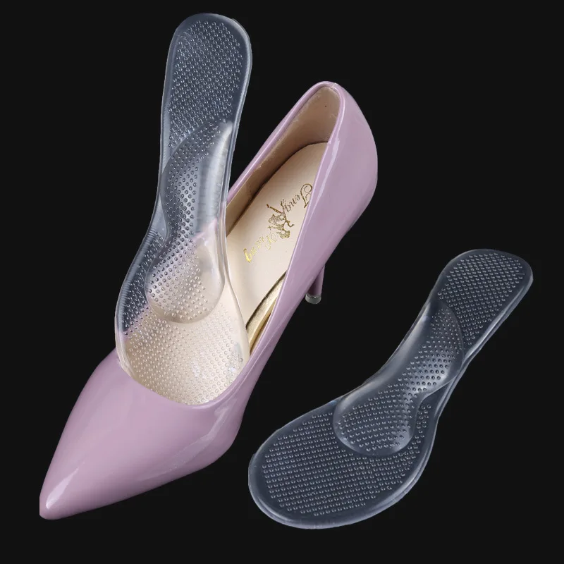 Transparent High Heels Gel Insole for Shoes Soft slip Resistant Arch Heel Insoles Women