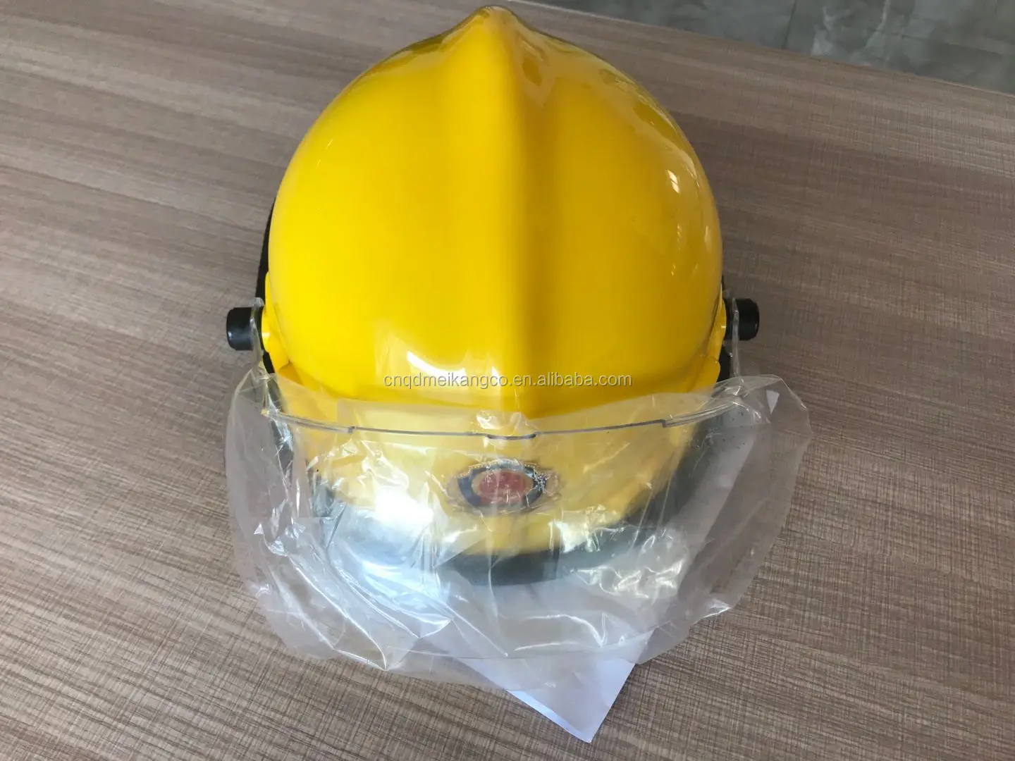 CE yellow flame retardant safety firefighting fire safety helmet