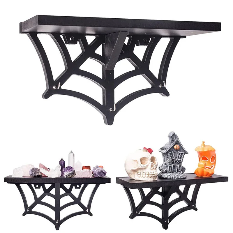 Floating Halloween Wall-mounted Storage Rack Fashionable Living Room Decorative Box Household Bathroom Wall Shelves