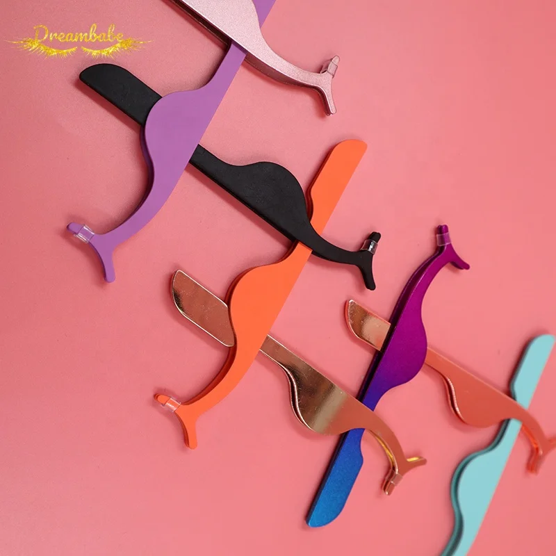 Custom Black Eyelash Extension Applicator Tweezers Set Eyebrow Eyelash tweezers