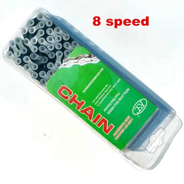 Wholesale FSC 678/9/10/11 Speed Bike Chain Silver 116L Mountain Bike Bicycle Chain
