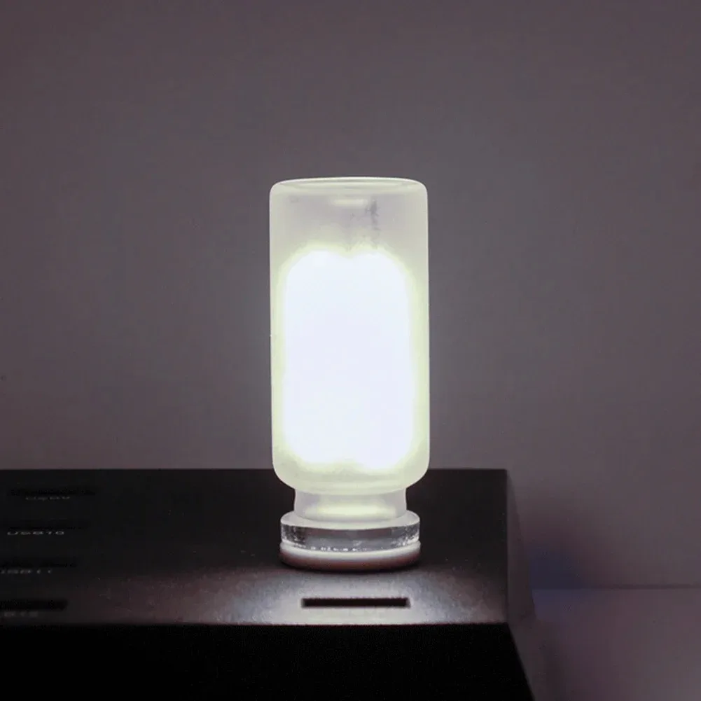 Car Frosted Glass Atmosphere Light USB Touch Control LED Light Bulb Incandescent Lamp LED Filament Bedroom Night Decoration