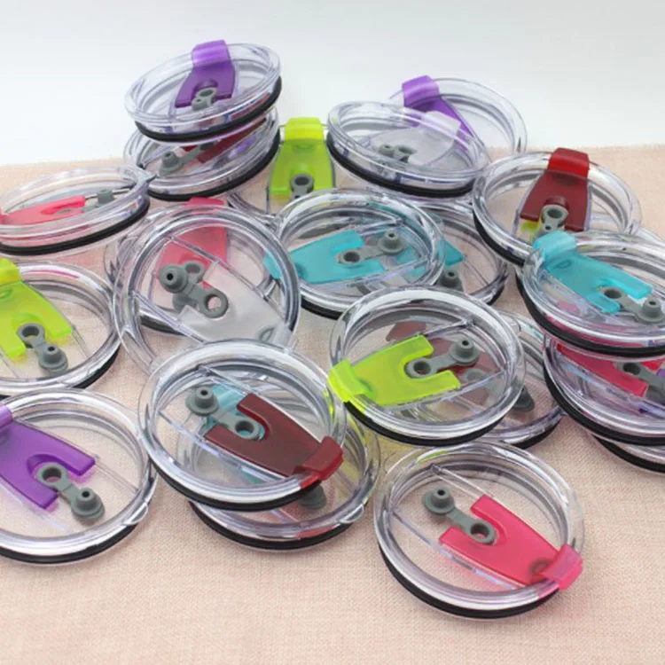 plastic  20oz 30oz tumbler  lids coffee mug silicone lid wholesale