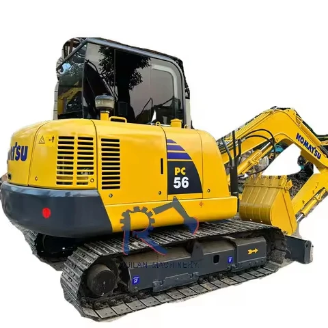 Экскаватор Komatsu PC56 хорошее состояние высокая рабочая эффективность подержанный экскаватор pc56 PC60 PC70