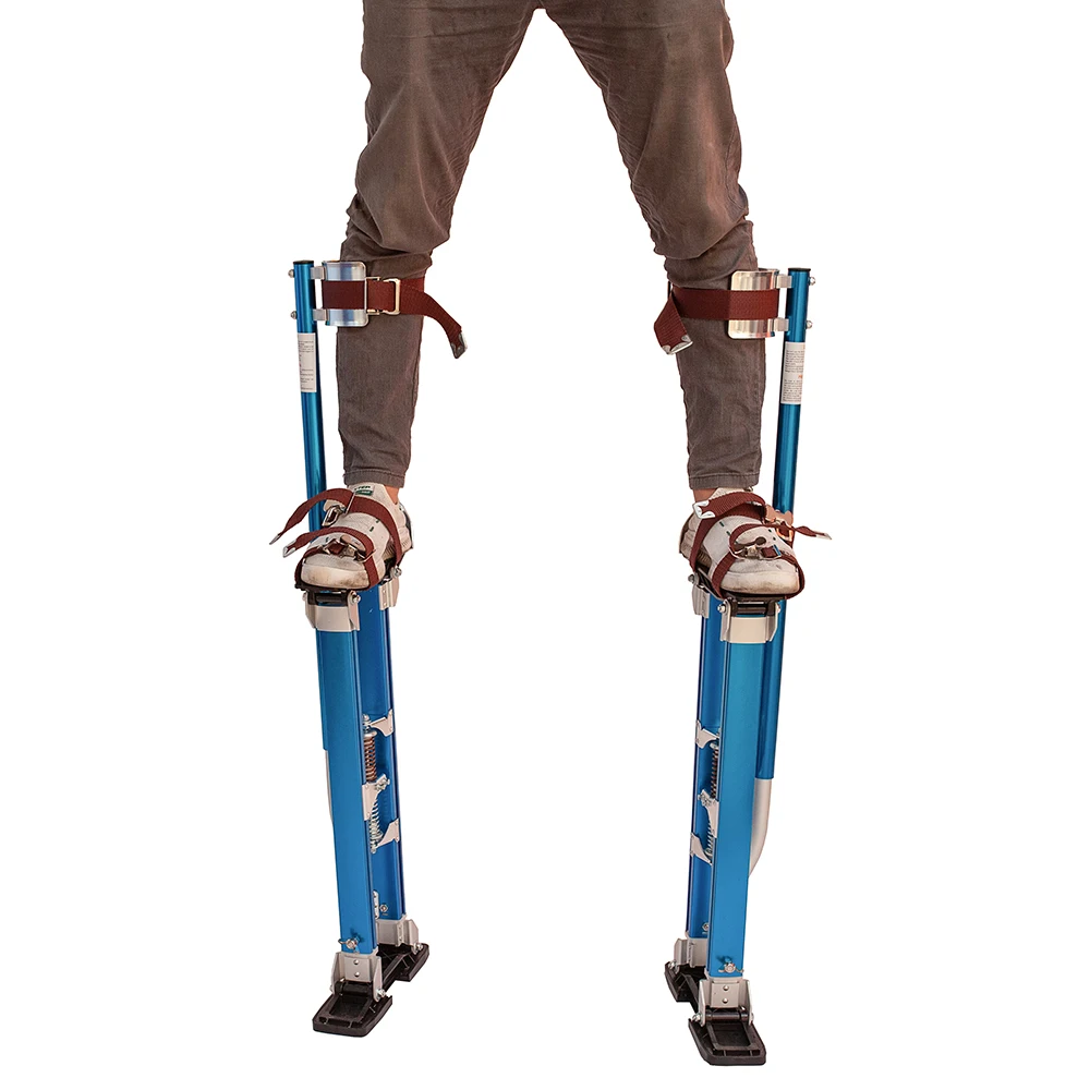 Drywall Stilts Aluminum Tool Painting Painter Taping Strap Finishing Blue Drywall Stilts