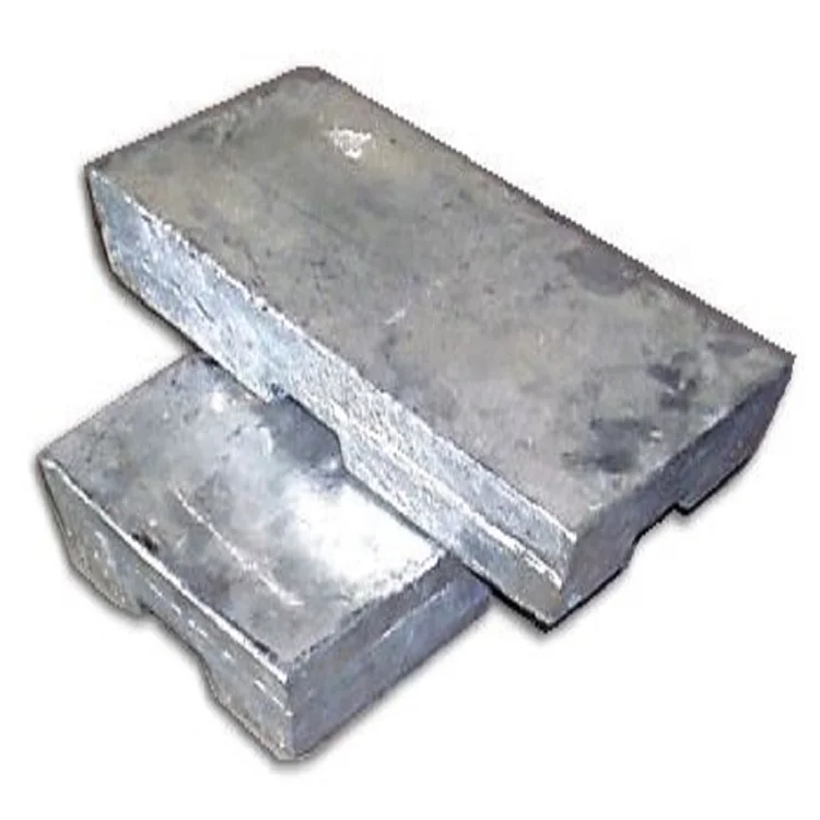 Pure 99.995% Zinc ingot, zinc metal alloy ingot 99.99%