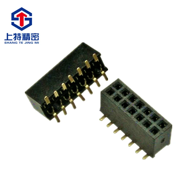 1.27MM Elevator SHROUDED HEADER SMT Female Header