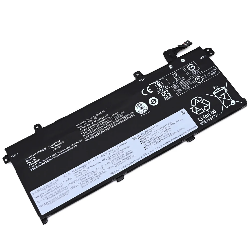 Аккумулятор L18M3P74 48Wh 11,52 в для ноутбука Lenovo ThinkPad T490 T590 серии ThinkPad P14s Gen 1