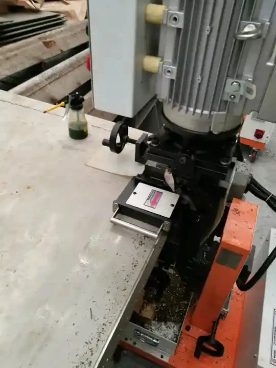 PB-100B High efficiency Portable Automatic feed Plate Metal Edge Milling beveling Machine for 0-90 angle