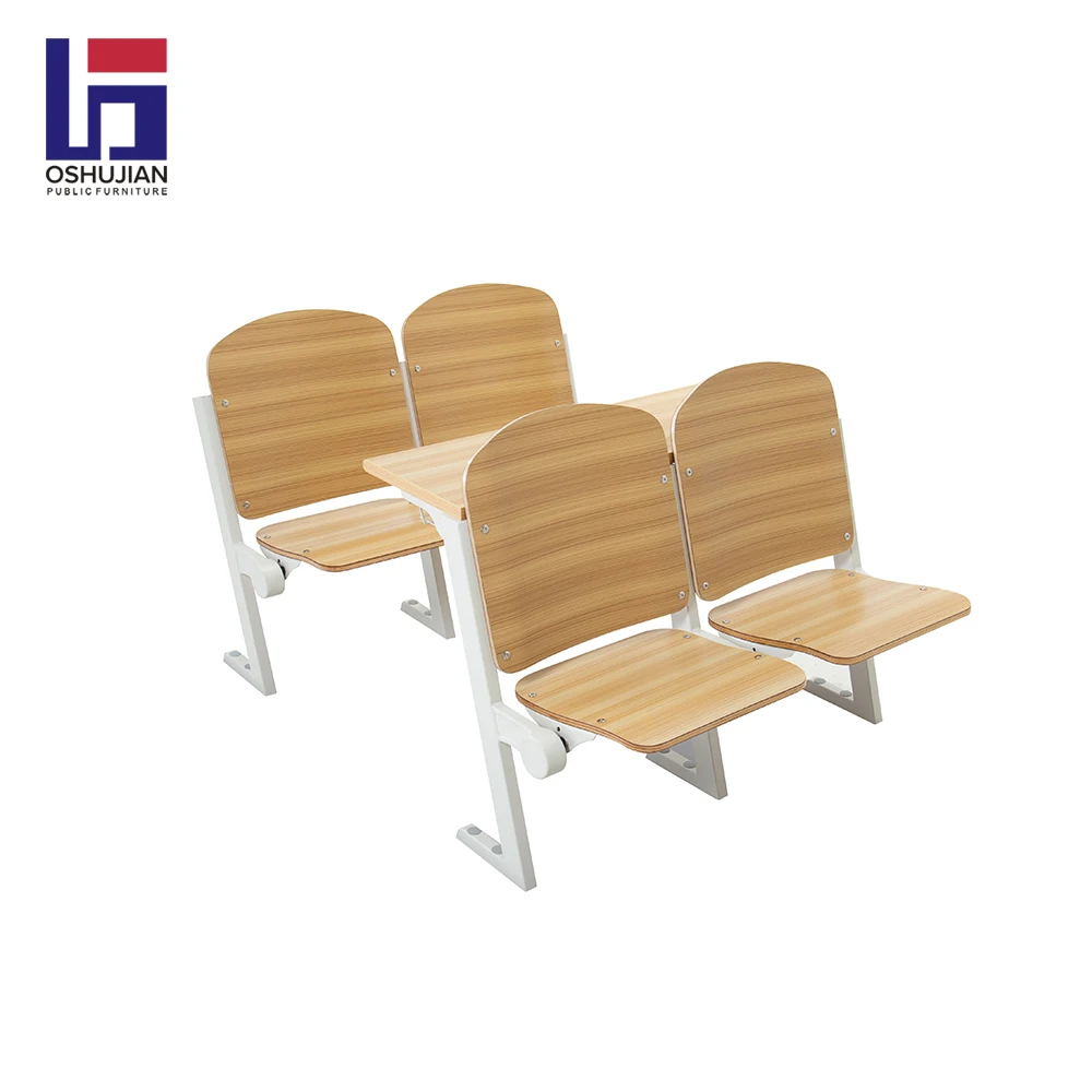 Wholesale school furniture used university classroom wooden student desk and chair