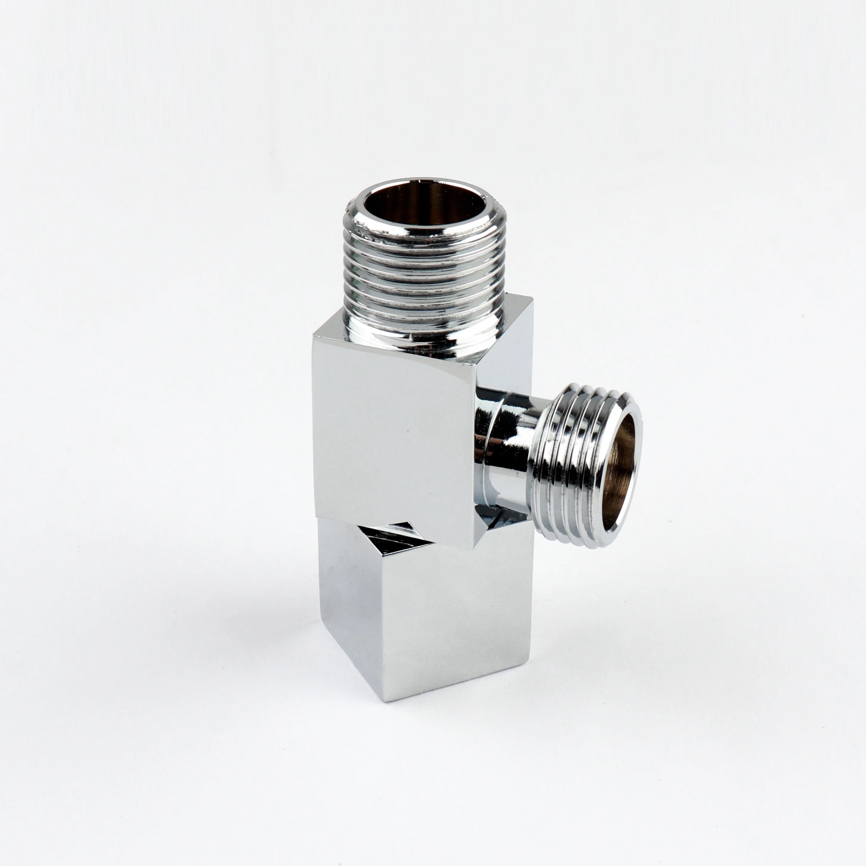 New fashion water tap  Chromed and Polished Water Flow Control modern design Mounted Brass Angle Valve