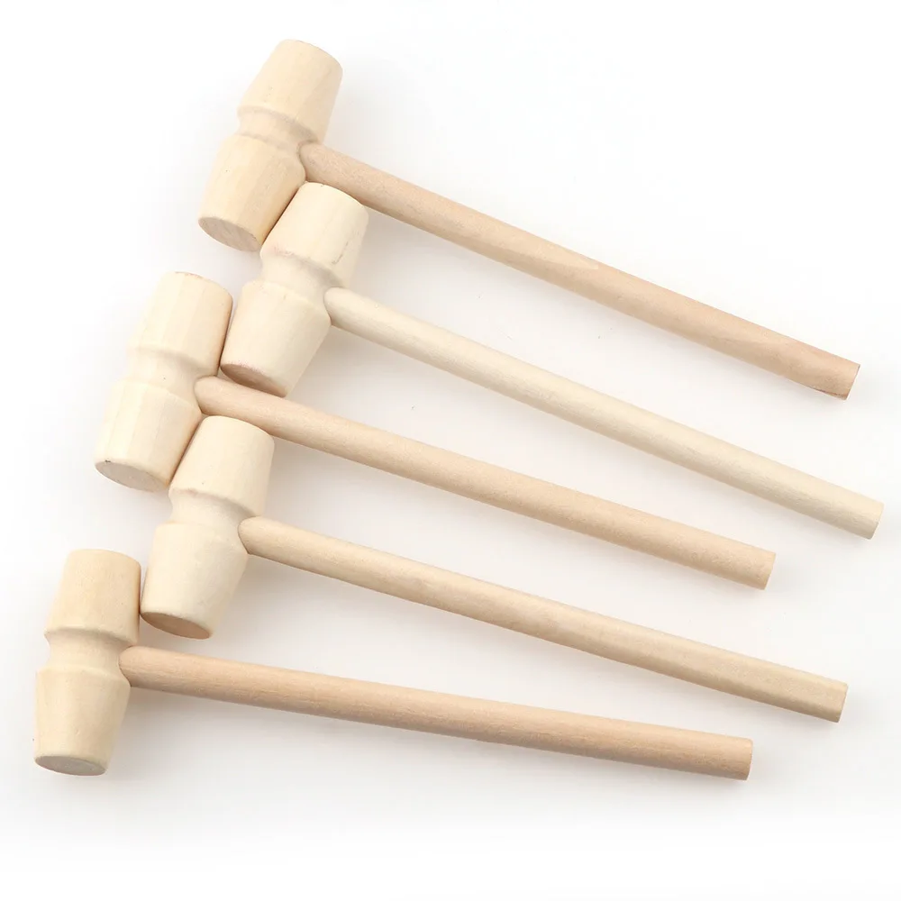New Product Mini Toy Round Wooden Hammer in China