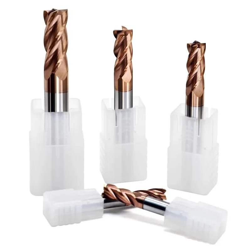 Germany machine HRC45 HRC55 HRC63 fresa metal duro cnc milling cutter solid carbide drills tools
