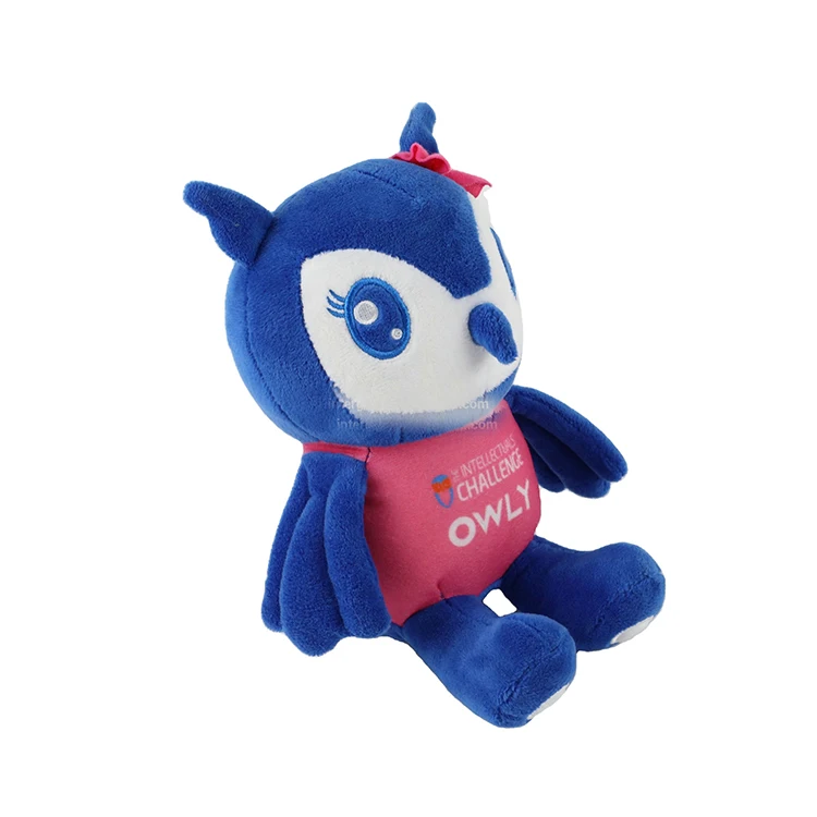 Factory Low Price Round Stuffed Animal Soft Marshmallow Owl Plush Toy Wholesale Owl Plush Toys