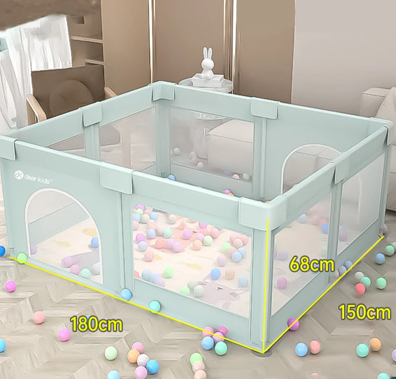 Durable Best Baby Playpen Gate Baby Fence Kids Safety Playpen Play Yards Portable Oxford Cloth Fabric Baby Playpens