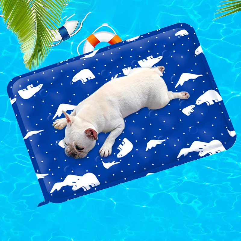 Dog Cooling Mat Large Pressure Activated Pet Cooling Mat for Dogs No Water or Refrigeration Needed  Gel Cooling Pad