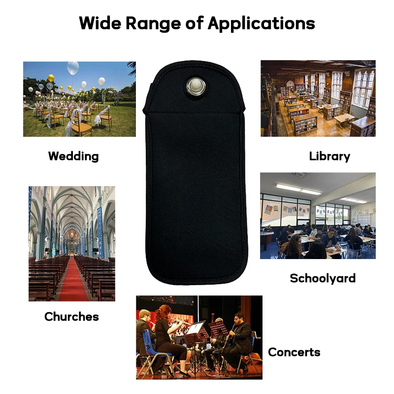 New Arrival Lockable Phone Pouch Anti Camera Magnetic Phone Security Bag No Photo  Lockable Cell Phone Pouches For Wedding