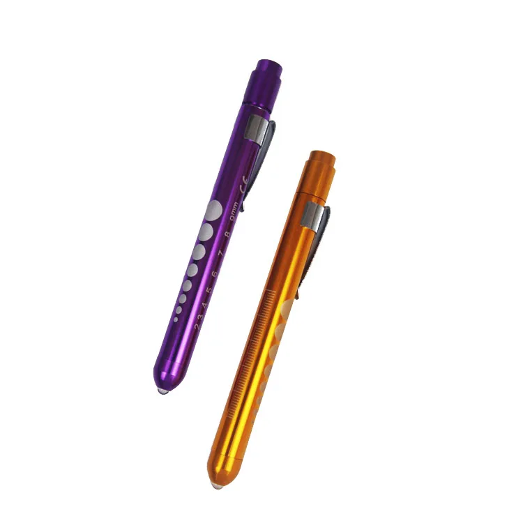 Aluminum medical flashlight doctors and nurses pupil pen