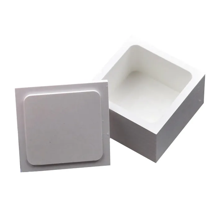 High Quality lab Square Quartz Boat 420 mm L x 80 W 40mm