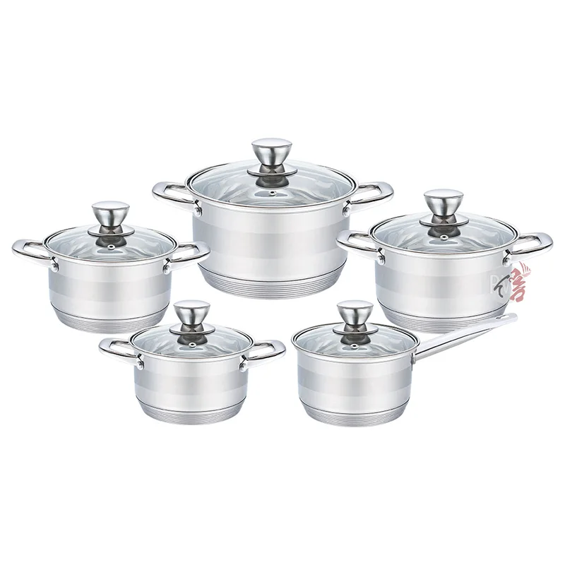 10 шт. кухонные принадлежности из нержавеющей стали с ручкой ss