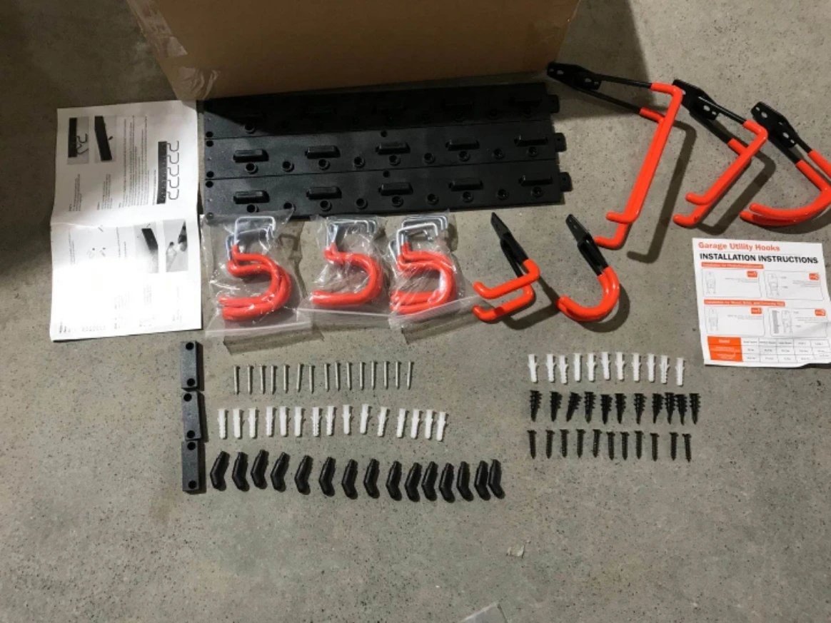 12 Pack Heavy Duty Utility Balcony Hook Mounted Storage Tool Joist Garage Hanging Ladder Hooks For Garage Wall