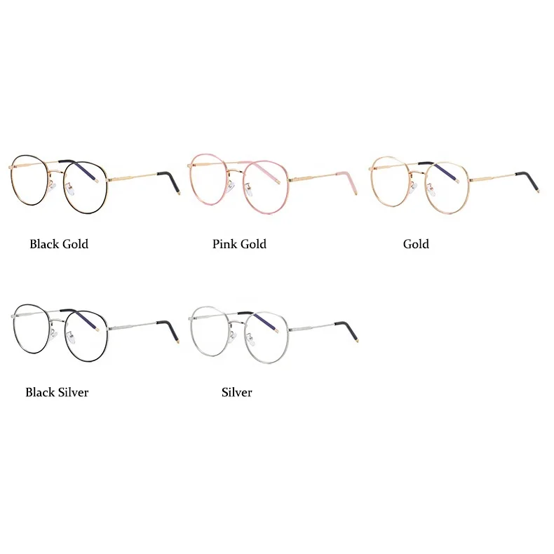 Sunbest 8013 высококачественные винтажные круглые очки в металлической оправе очки с защитой от синего света оптические оправы очки