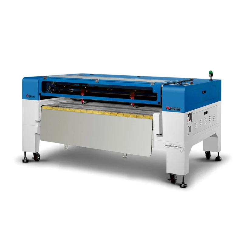 Large area double head synchronous automatic feeding multi-functional material for cutting machine
