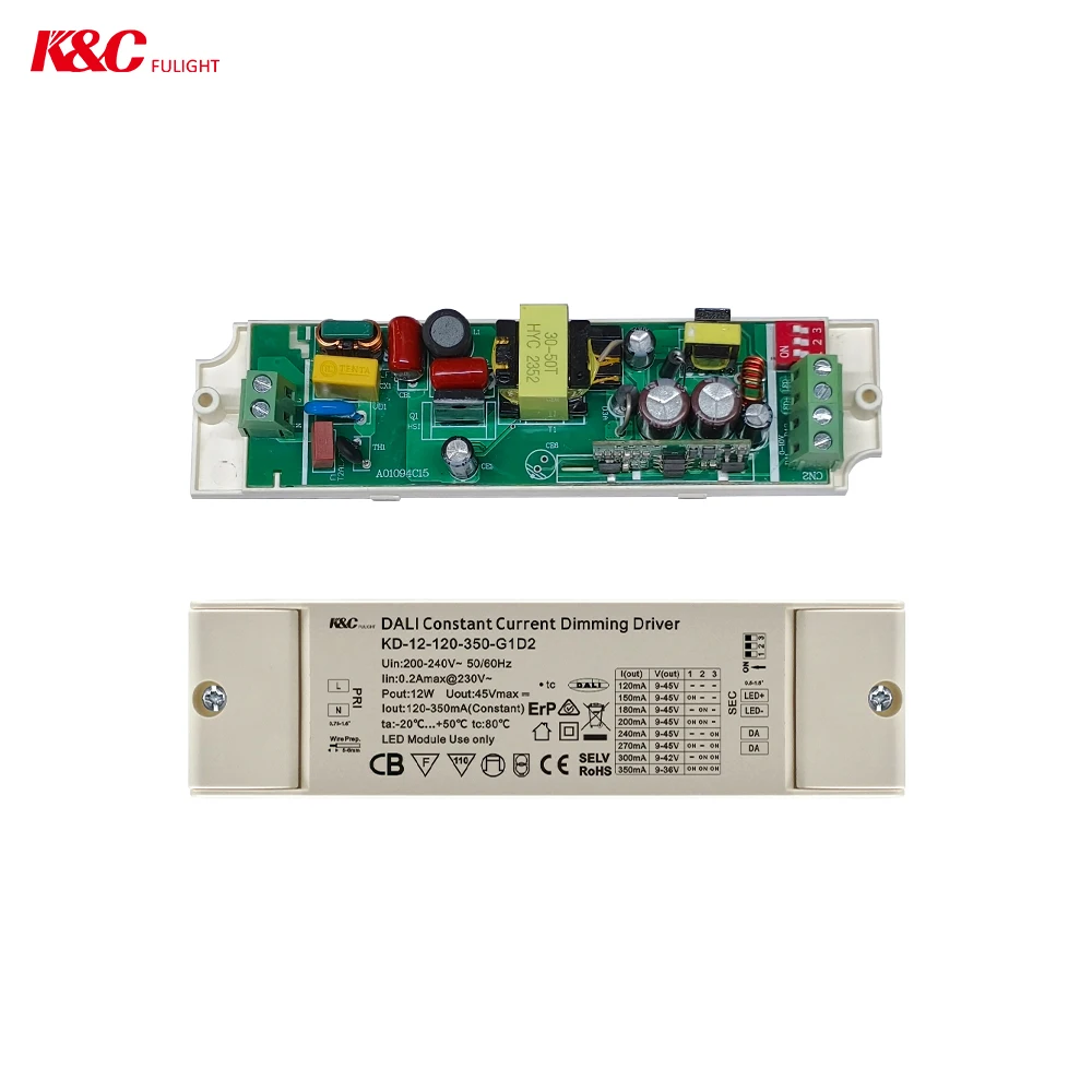 KC Led Driver Manufacturer 9-42V Constant Voltage Mini Led Wall Adapter Bulb Ultra Thin Led Driver