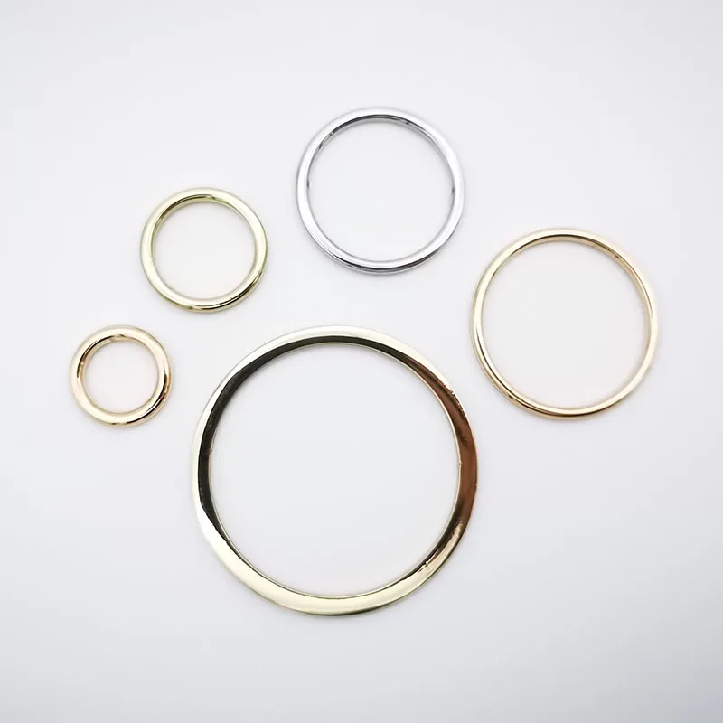  Радужное D-образное кольцо из цинкового сплава для портфеля цветная Радужная металлическая пряжка сумок потрясающие аксессуары