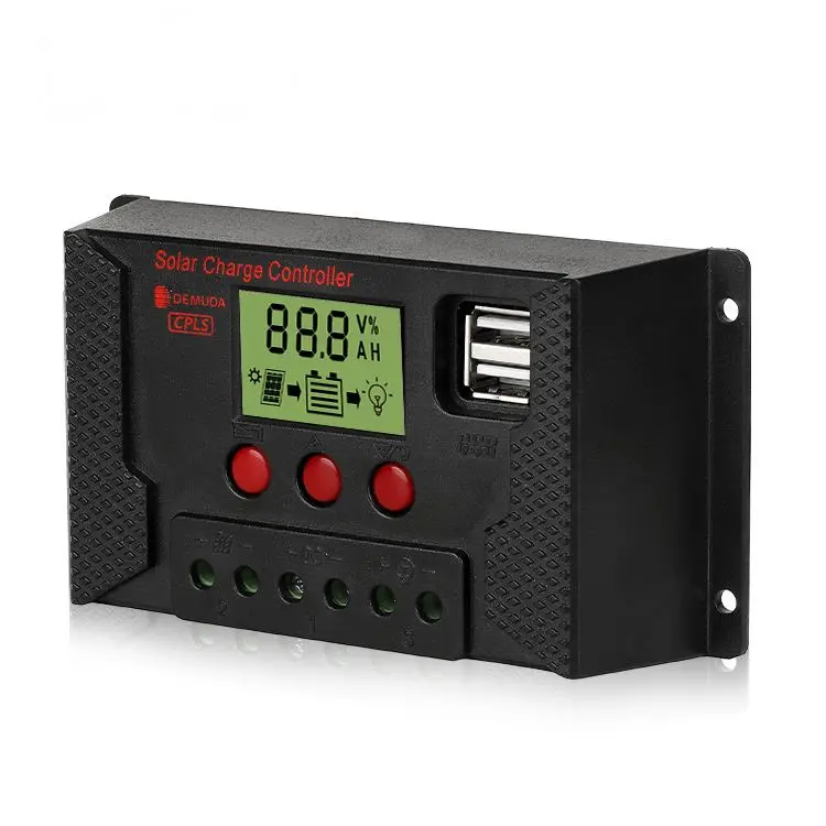 Custom 12v 24v 10a 20a 30a 40a 50a 60a Charger Pump Controllers Manual Pwm Solar Panel Charge Controller For PV Module System