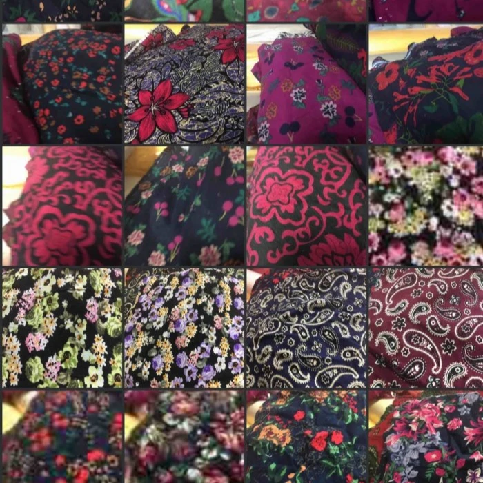 Запас ткани: хлопок 21 Вт с принтом 43/44 дюйма