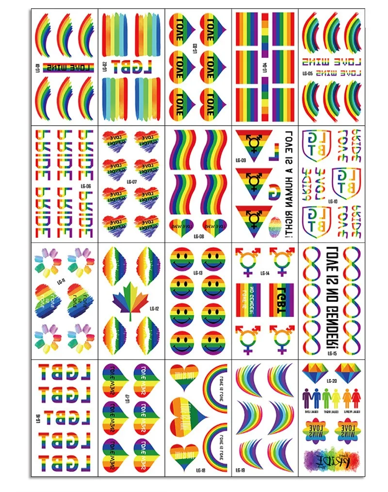 Custom cartoon natural skin safe tattoo stickers kid temporary party tattoo sticker for hippie girls and man