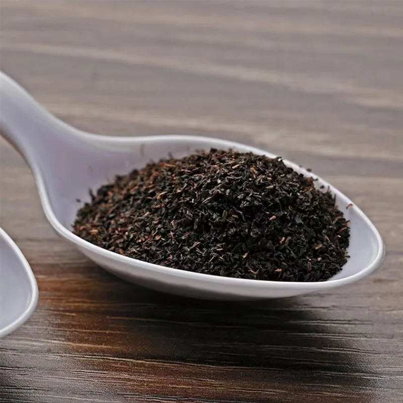High quality Assam Ceylon black tea granules CTC red broken tea food grade raw materials bagged bulk tea manufacturers wholesale