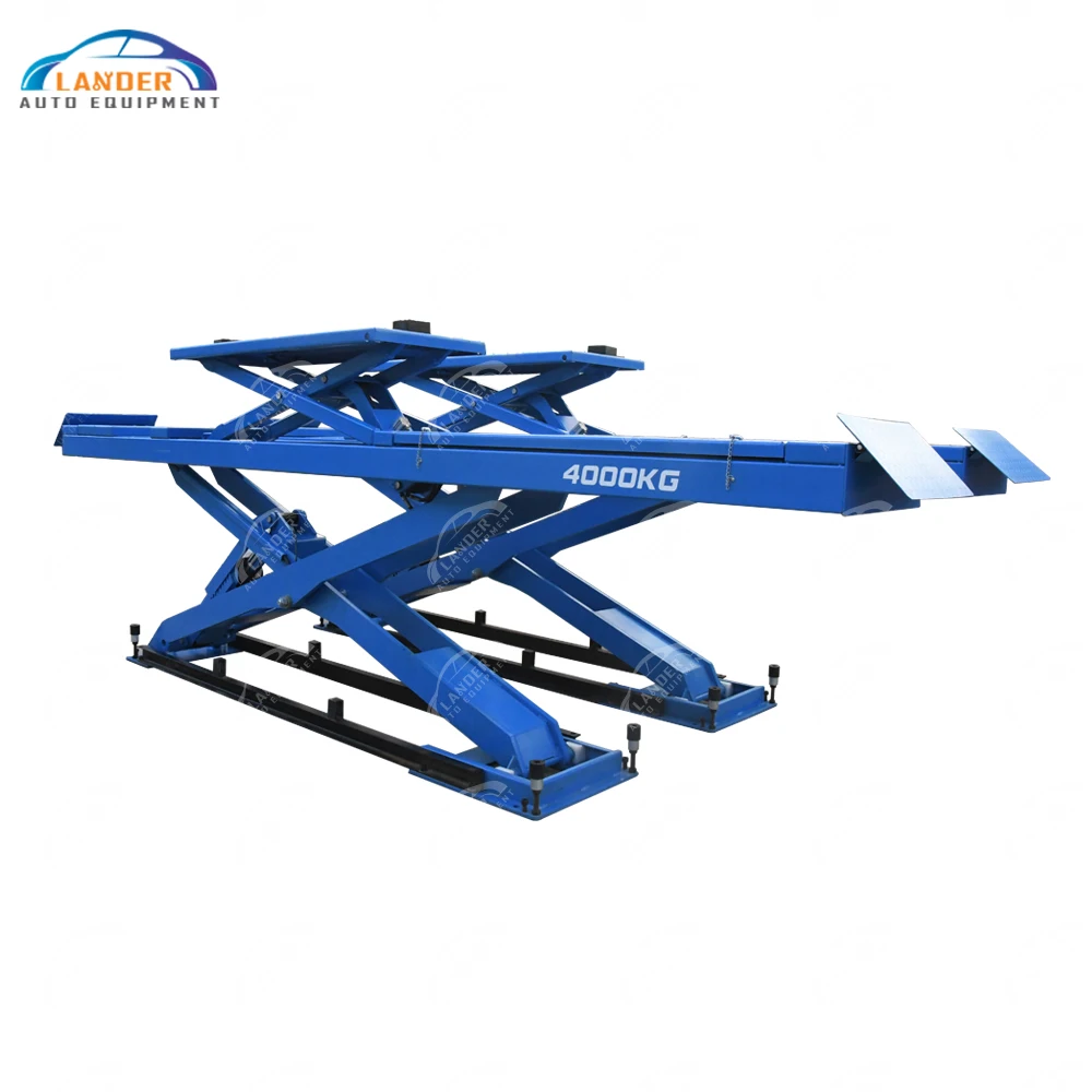 4000kgs Full Rise CE Cheap Hydraulic Car Alignment Scissor Lift Hoist Machine for Repair Shop