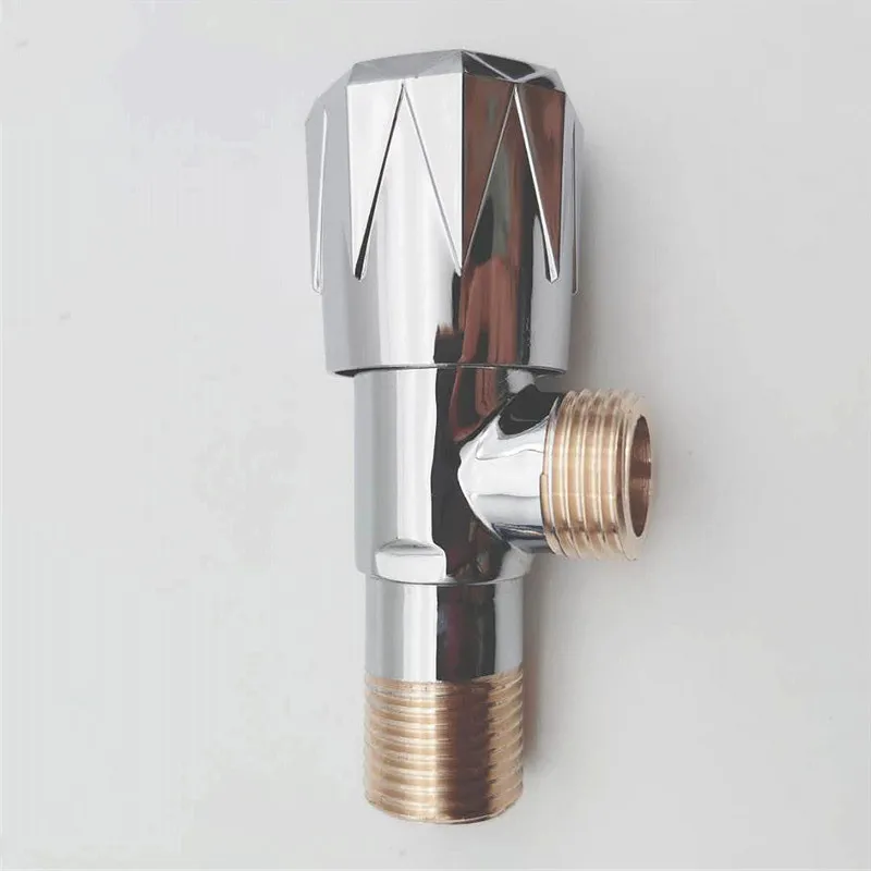 Factory Made High Quality Forged Copper Rod Copper Core Brass Angle Valve All Copper Faucet Accessories Angle Valve Brass