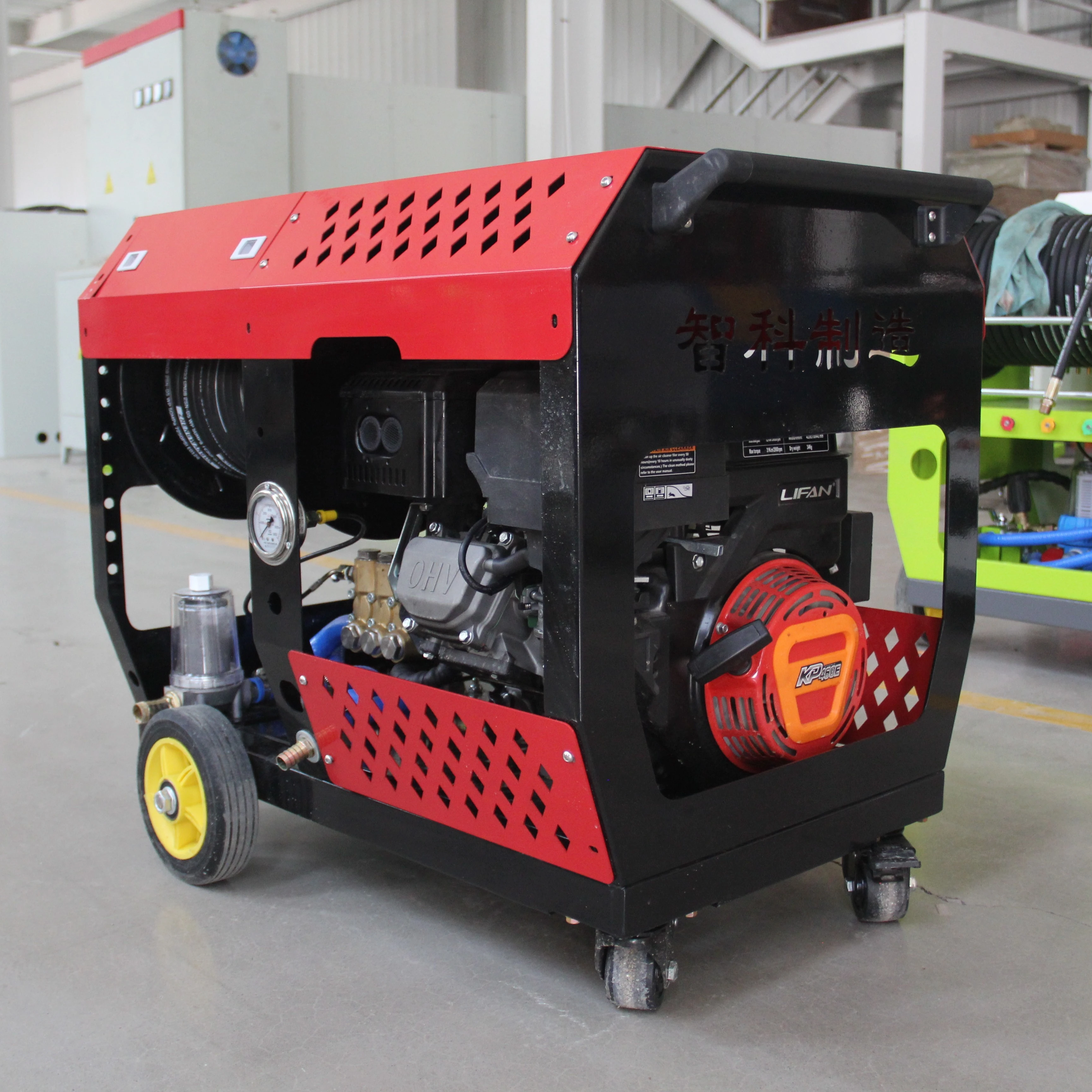 Антикоррозийная 22lpm 10150psi дизельная мойка высокого давления Пескоструйная Очистка для удаления ржавчины Германия очиститель