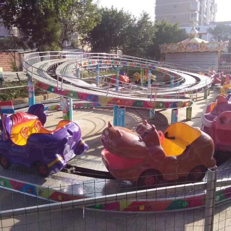 Mini Shuttle Rides Kid Game Track Train Equipment for Shopping Mall Amusement Park Attractions