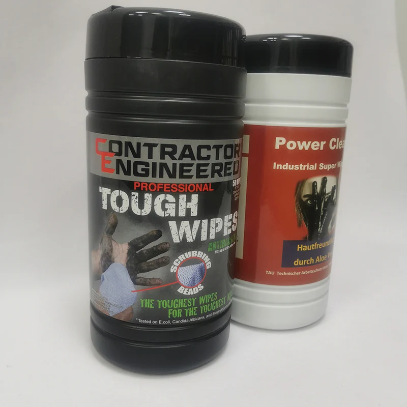 Custom Private Label Non Woven Heavy Duty Stain Remover Cleaning Industrial Wipes For Wholesale