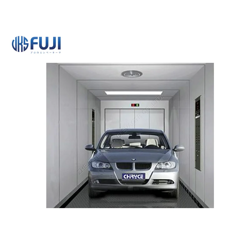 Storehouse Double Door Elevator Painted Steel Standard Design Car Elevator With Factory Price