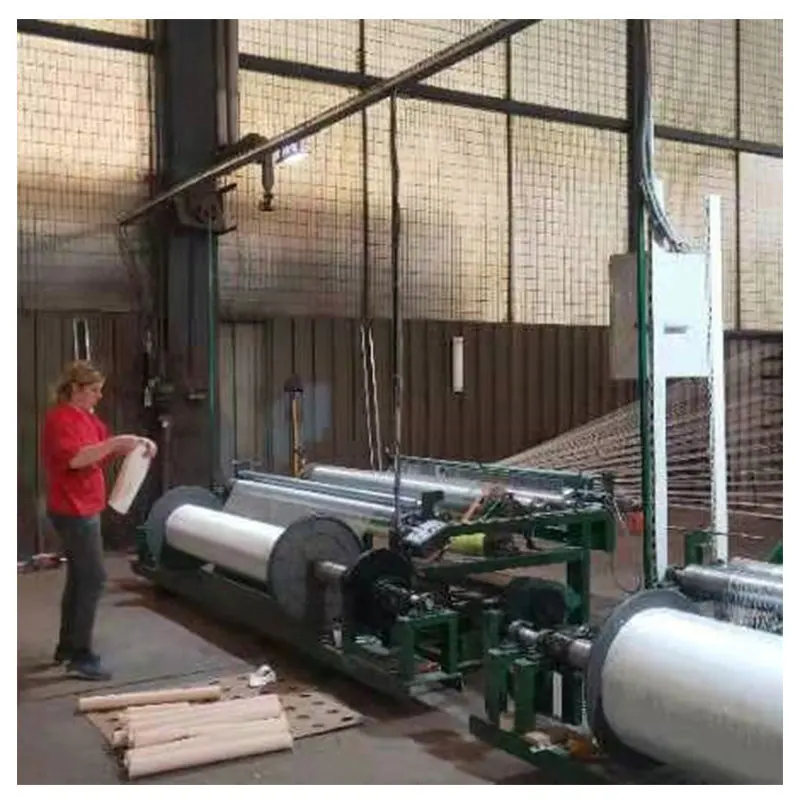 China Manufacture Double Beaming Machine Sectional  Fiberglass Warping Machine With Creels