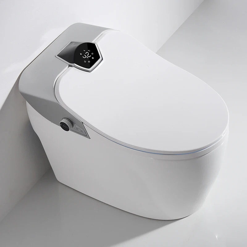 Wholesale multi-function ceramic luxury bathroom smart wc toilet  S trap siphonic intelligent toilet commodes