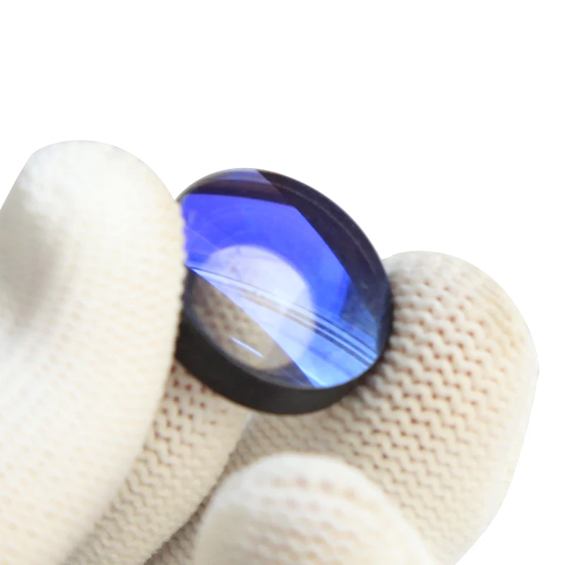 Wholesale optical glass convex-concave lens with black light-emitting aperture meniscus lens for photographic lens
