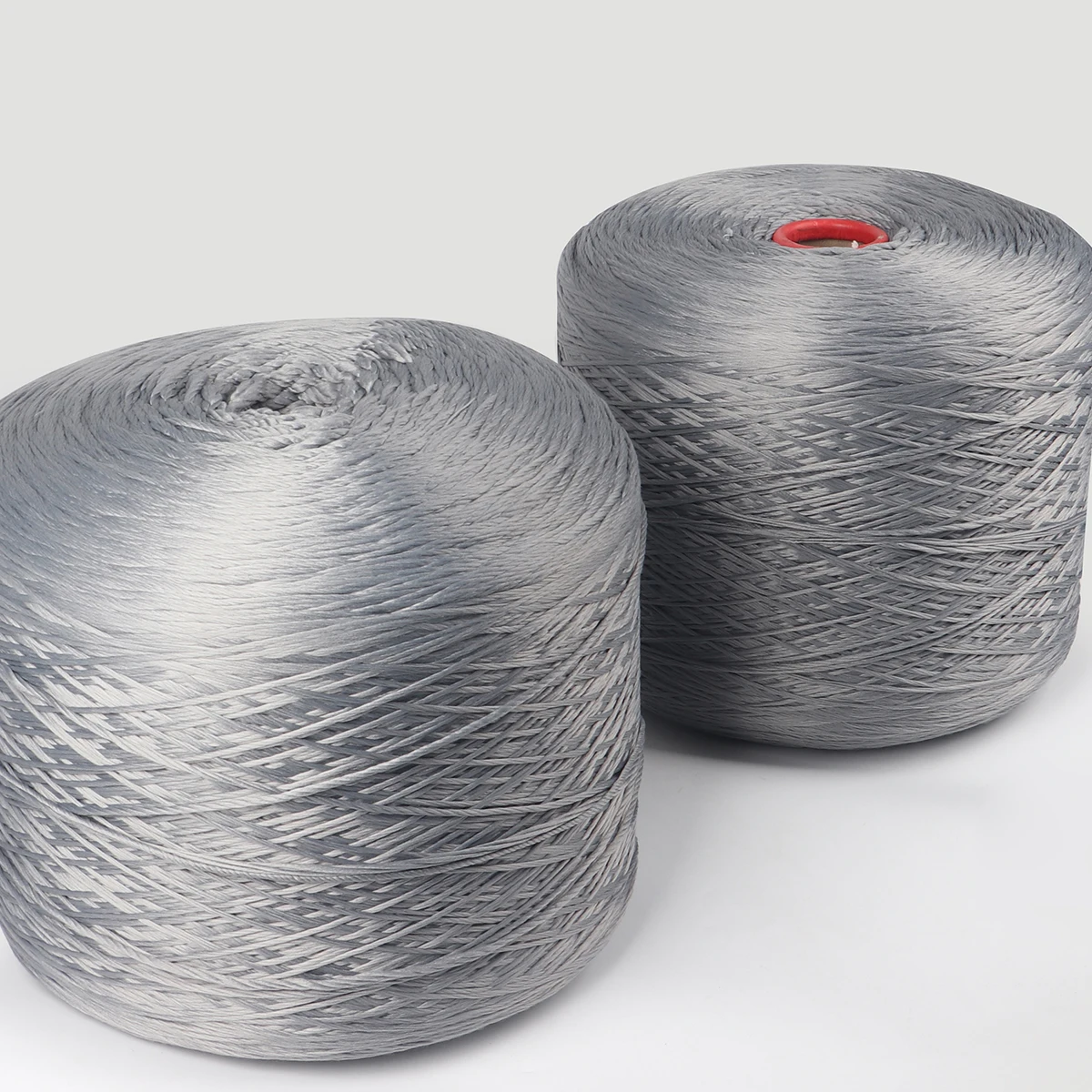 factory direct supply gray dty polyester microfiber mop yarn raw material