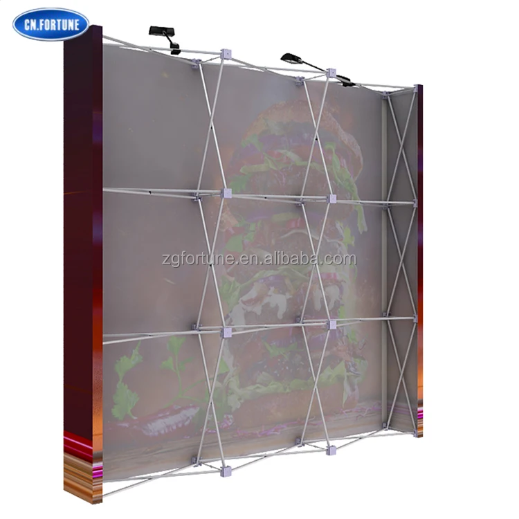 3*3  and  3*4 pop up banner stand Advertising trade show background