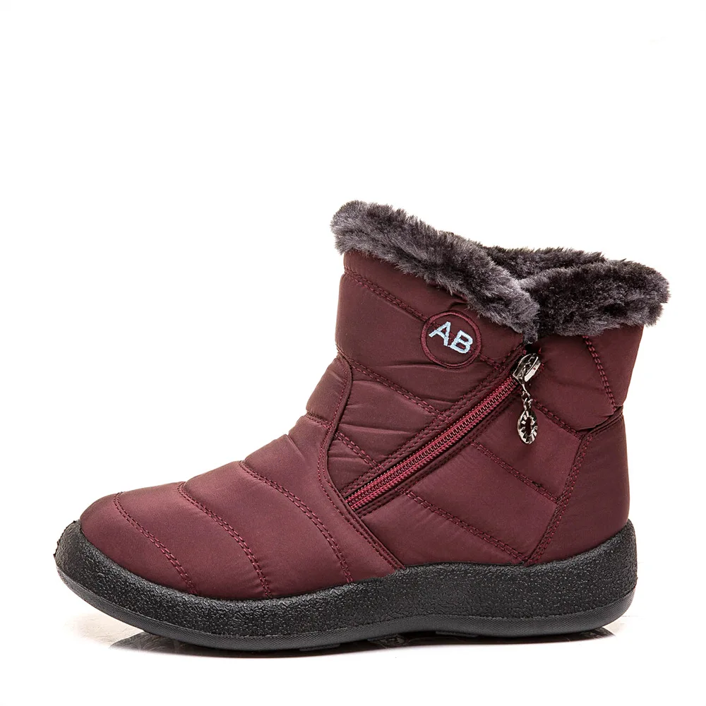 Women Boots 2022 Fashion Waterproof Snow Boots For Winter Shoes Casual Lightweight Ankle Warm Winter Boots