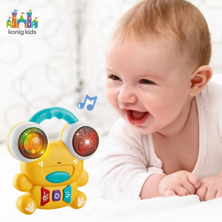 Konig KidsJuguetes Educativo Cute Frog With Sound and Lights Early Learning Musical Baby Toys Educational