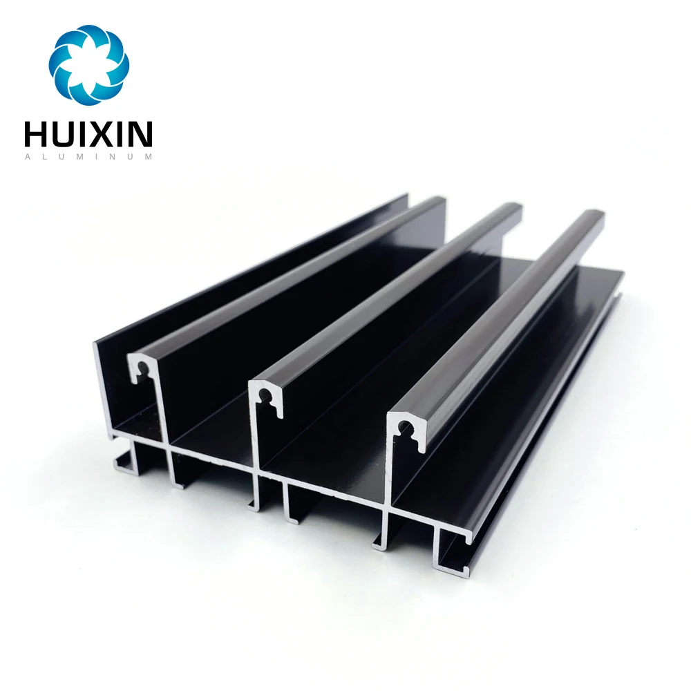 Israel 9000 Series Powder Coated Silver Black White Extrusion Aluminium Profile